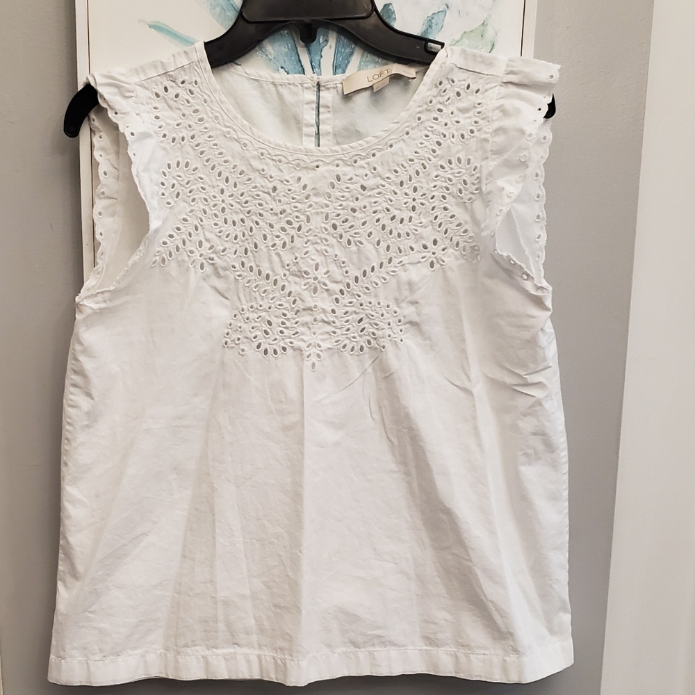 White peasant top